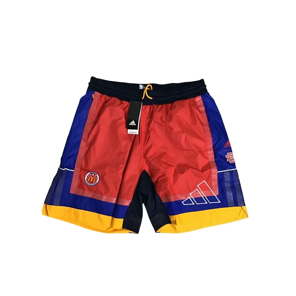 Adidas Men's Red Eric Emanuel McDonalds Games Basketball Shorts NWT Size L